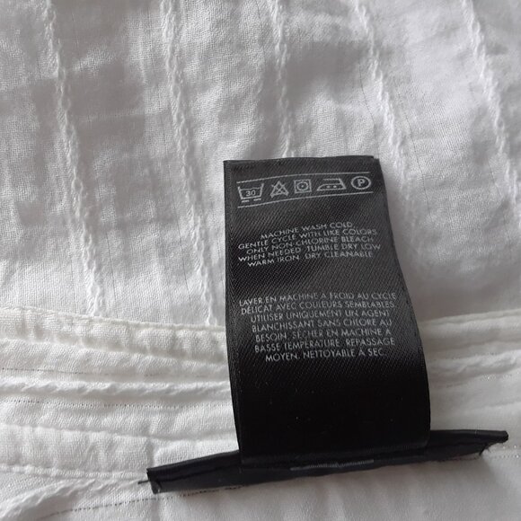 Vintage White Cotton Shirts Lot Size 14 - Picture 7 of 11